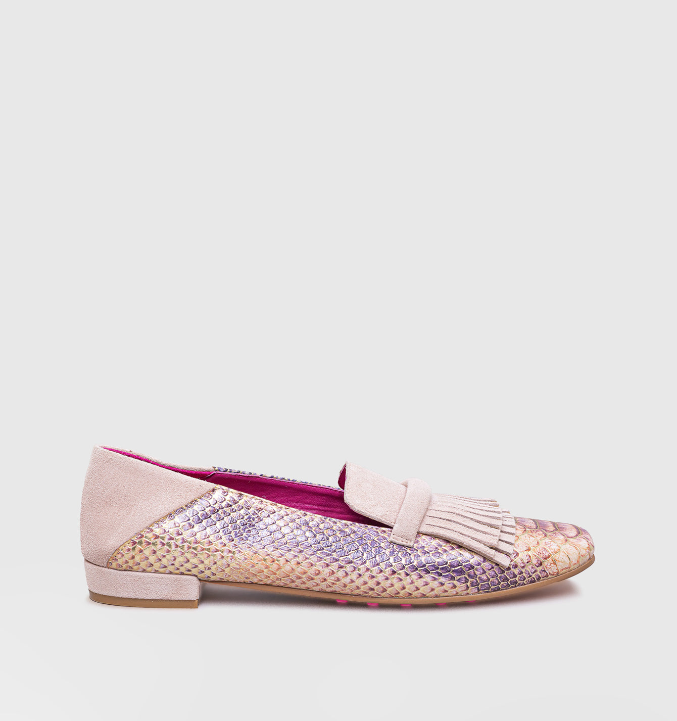 Women Pink Loafers 24S02-03