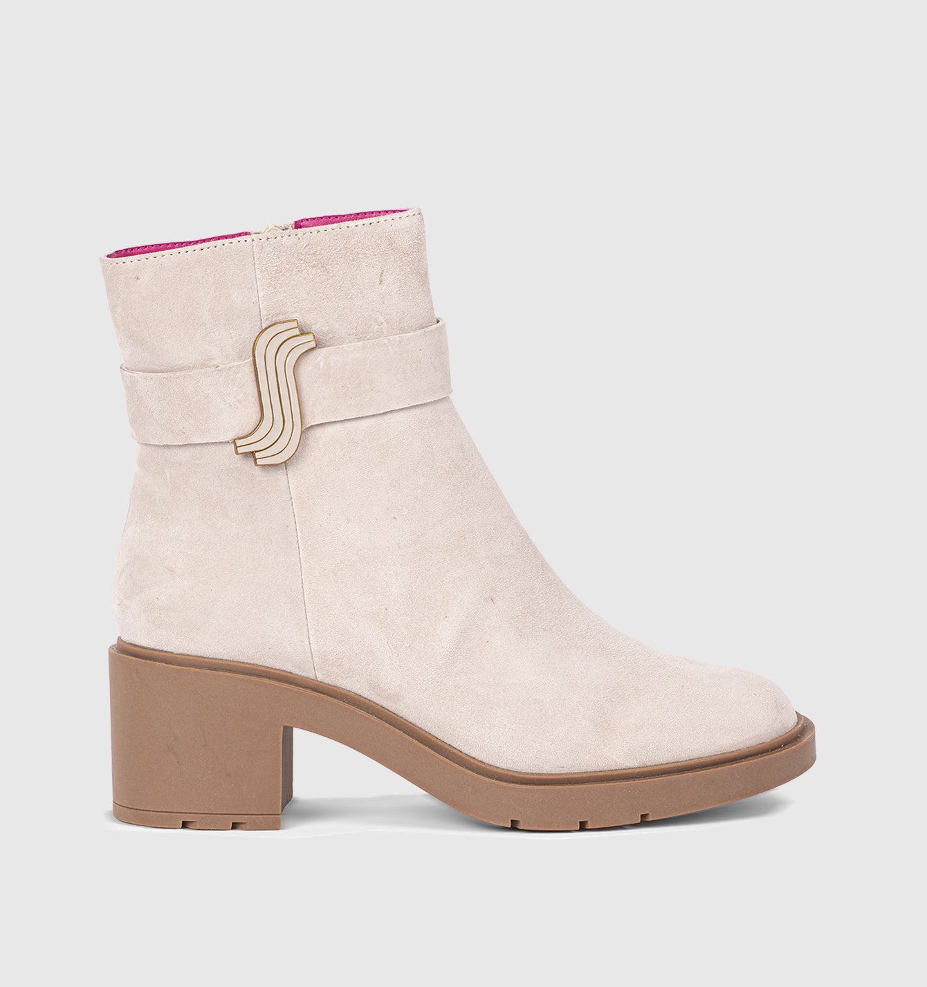 Women beige boots 24W21-01