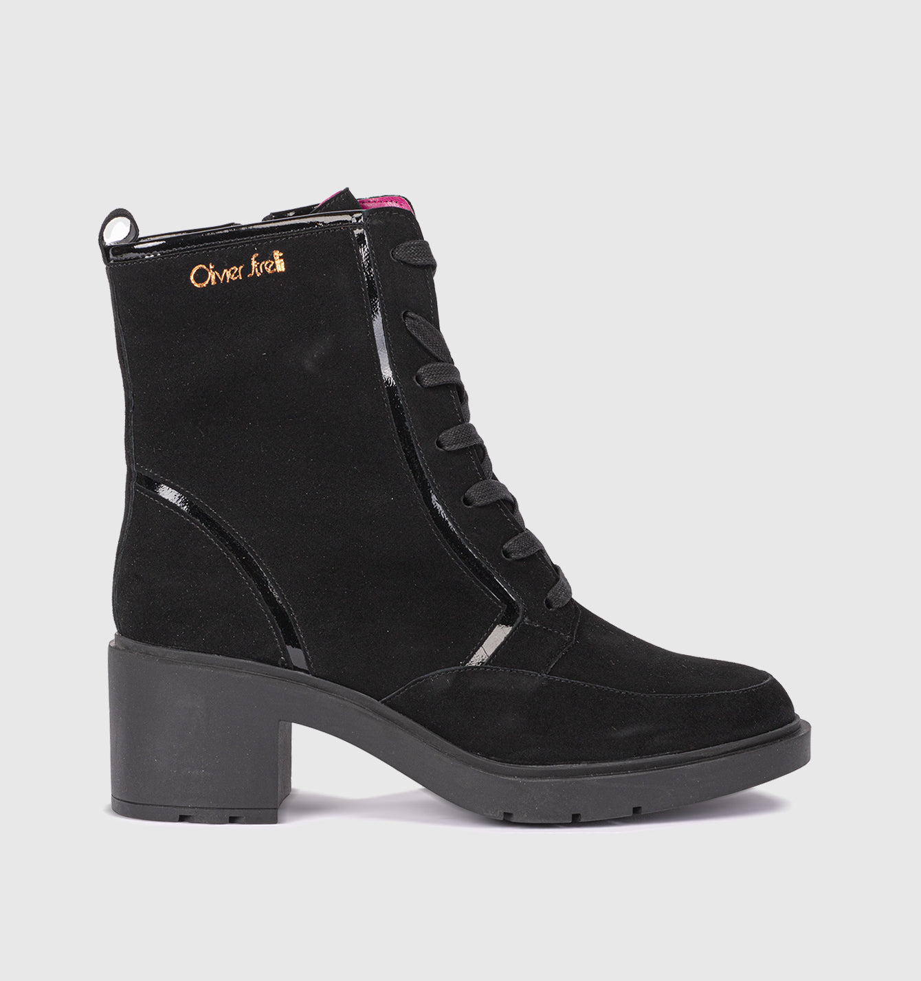 Women black boots 24W22-01